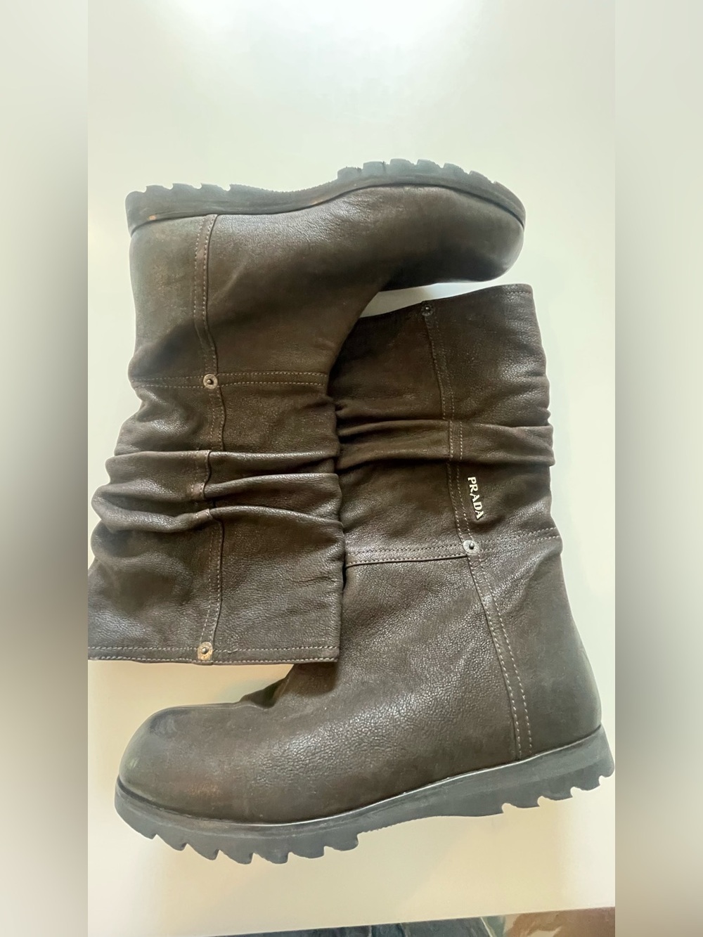 Prada Sport Slouch Boots